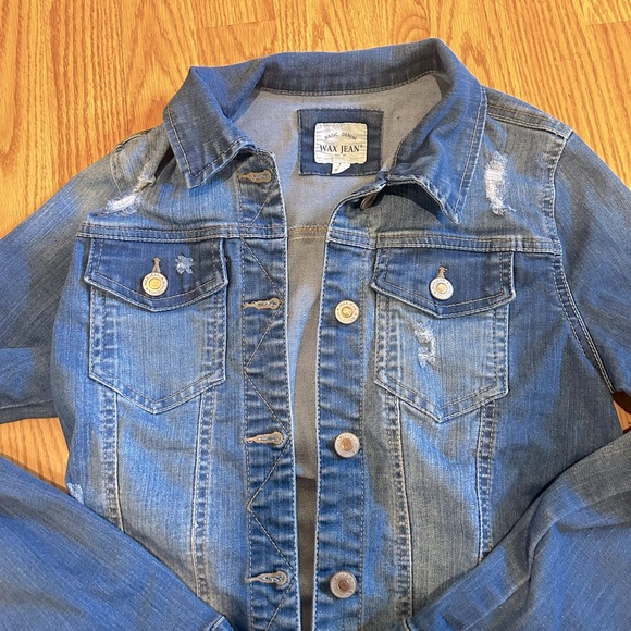 Wax Jean sz S Jean jacket - Picture 2 of 3